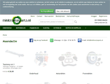 Tablet Screenshot of minitractorparts.nl